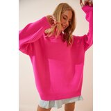 Happiness İstanbul Sweater - Pink - Oversize Cene