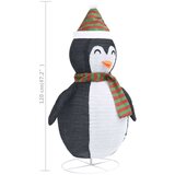 vidaXL Ukrasni božićni snježni pingvin LED luksuzna tkanina 120 cm | shoptok.hr