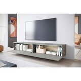 XXXL Nizka Omarica Vera, Svetlo Siva, Z Osvetlitvijo | Shoptok.si