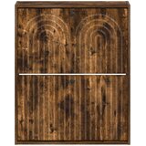  Ormar za cipele na zidu ALKMAAR 71 x 17 x 86 cm Dimljeni hrast | shoptok.hr