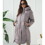 Pri Long elegant women's winter coat insulated delicate sheen REGINA | Shoptok.si