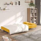  Kavč dvosed z ležiščem in dvema blazinama rumeno blago, (21038195) | Shoptok.si