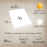 Kartos A5 blok s pisalom 50 strani Florentia – | Shoptok.si