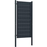  Vrata za ogradu PVC i čelik 100x204 cm Antracit | shoptok.hr