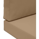  Zunanja blazina za kavč 2 pcs Taupe Poliester, (5000202635) | Shoptok.si