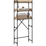  Polica za pralni stroj 67 x 25 x 163 cm Konstruiran les, (5000064705) | Shoptok.si