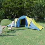 The Living Store Šotor za kampiranje za 6 oseb moder in rumen - Šotor, (21487053) | Shoptok.si