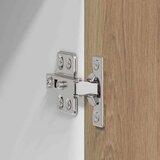 vidaXL Viseča omarica s polico Riga Umetni hrast 60 x 31 x 100 cm | Shoptok.si