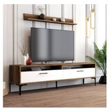 Hanah home set za dnevnu sobu Istanbul Walnut White Cene