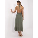 Italy Moda Dress-MI-SK-88573.83-khaki | Shoptok.si