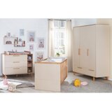 Roba Kremno bela/v naravni barvi otroška garderobna omara v hrastovem dekorju 138x200x55 cm Jil – | Shoptok.si