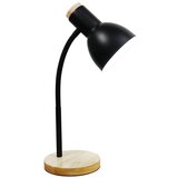 Zuma line SM-W02-BL - Stona lampa 1xE27/40W/230V crna/hrast | Eponuda.com