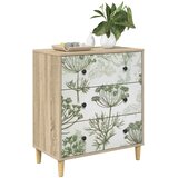  Komoda GOTHA Zeleni uzorak drveta 66 x 36,5 x 75 cm Sonoma | shoptok.hr