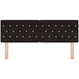  Uzglavlje Crna 144 cm Baršun | shoptok.hr