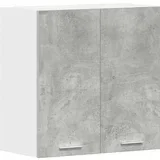 kuhinjska stenska omarica - kuhinjska omarica betonska siva 60x31x60 cm iu691, (22063750)