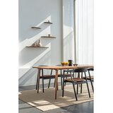 Gazzda Smeđa polica od punog hrasta 100 cm Mu – | shoptok.hr