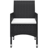  5-dijelni vrtni blagovaonski set crni | shoptok.hr