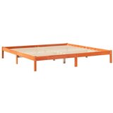  Krevet s regalom za knjige bez madraca 200x200 cm od borovine | shoptok.hr