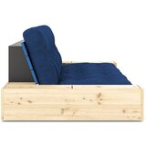 Karup Design Modra raztegljiva sedežna garnitura iz rebrastega žameta 244 cm Base – | Shoptok.si