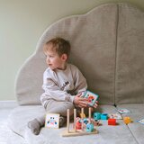 Tooky Toy Tooky drvena igračka – rak, slagalica za slaganje blokova (pastel) | shoptok.hr