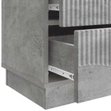  Nočna omarica Betonsko siva 43 x 34,5 x 44,5 cm Inženirski les, (5000209875) | Shoptok.si