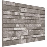  Zidne panele 10 pcs Tamnosiva 100 x 50 cm EPS pjena | shoptok.hr