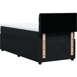 Box spring krevet s madracem crni 80 x 200 cm baršunasti | shoptok.hr