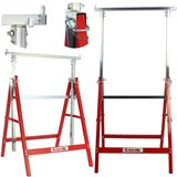  2x Nastavljiva mizarska stolica - gradbena koza do 150kg | Shoptok.si