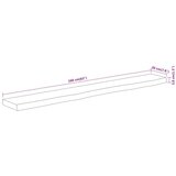 vidaXL Stenska polica 160x20x3,8 cm pravokotna akacija naraven rob | Shoptok.si