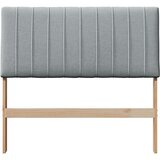 vidaXL tapecirano vzglavje svetlo siva 100 cm masivno borovo les | Shoptok.si