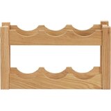  Stalak za vino za 6 boca 37 x 21 x 21 cm od masivne hrastovine | Eponuda.com