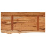  Zidna polica 60x30x3,8 cm pravokutna bagremovo drvo živi rub | shoptok.hr