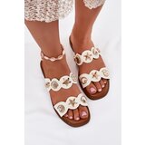 Boto Women's Slippers With Golden Rings White Jenoriela | shoptok.hr
