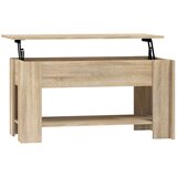  Stolić za kavu boja hrasta 101x49x52 cm konstruirano drvo | Eponuda.com