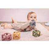 Zopa Silicone Teether Square grickalica za bebe 0 m+ Mustard Yellow 1 kom | shoptok.hr