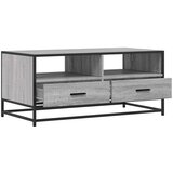  Stolić za kavu siva boja hasta 100x50x45 cm od drva i metala | Eponuda.com