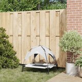  Krevet za psa Srebrno Siva 76 x 62 x 70,5 cm Čelik | shoptok.hr