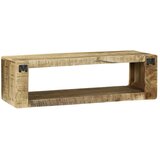 TV ormar s policom Smeđa 80 x 30 x 25 cm Čvrsto drvo manga | shoptok.hr