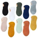 Dewberry 91546 Unisex 10-Pack Invisible Sneakers Socks-MULTICOLOR | ePonuda.com