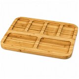  Bambusov pladanj s odjeljcima za posluživanje 36 x 28 cm | shoptok.hr