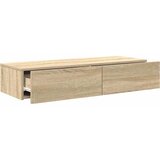  Zidna polica s ladicama sonoma hrast 100x36x19 cm izrađeno drvo | Eponuda.ba