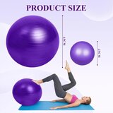 FLINTRONIC gimnastična žoga 65 cm z malo žogo in tlačilko | Shoptok.si