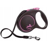 Flexi Povodac za pse Flexi BLACK DESIGN 5 m Roza Veličina M Cijene