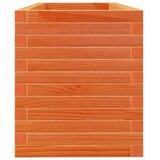  Vrtna sadilica voštano smeđa 110x40x45,5 cm masivna borovina | shoptok.hr