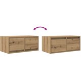 vidaXL TV omarica 2 kosa artisan hrast 60x31x25,5 cm inženirski les | Shoptok.si