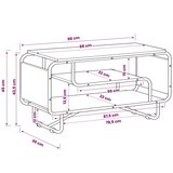  TV stalak 98 x 36 x 45 cm Hrast sonoma Konstruirano drvo - Hrast sonoma 98 x 36 x 45 cm | shoptok.hr