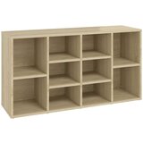  Klupa za cipele boja hrasta sonome 103x30x54 5 cm od iverice | shoptok.hr