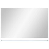  Zidno ogledalo s policom 100 x 60 cm od kaljenog stakla | shoptok.hr