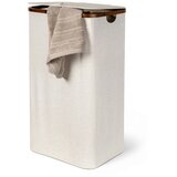 Bigso Kremno bel tekstilni koš za perilo Bamboo/Linen – | Shoptok.si