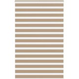 Zebra zavjesa Pješčano smeđa 145x200 cm Širina tkanine 140,9 cm Poliester | shoptok.hr